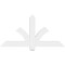 Ekena Millwork Redmond Architectural Grade PVC Gable Bracket, 48"W x 24"H x 2"D x 4"F, 12/12 Pitch GBP048X24X0204RED00 - alternate 3